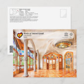 UNESCO WHS - Antoni Gaudí - Casa Batlló Briefkaart (Voorkant / Achterkant)