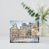 UNESCO WHS - Antoni Gaudí - Casa Batlló Briefkaart (Staand voorkant)