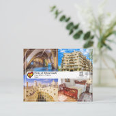 UNESCO WHS - Antoni Gaudí - Casa Milà La Pedrera Briefkaart (Staand voorkant)