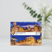 UNESCO WHS - Antoni Gaudí - Casa Milà La Pedrera Briefkaart (Staand voorkant)