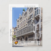 UNESCO WHS - Antoni Gaudí - Palacio Güell Briefkaart (Voorkant / Achterkant)