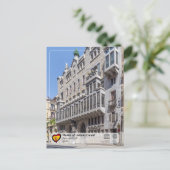 UNESCO WHS - Antoni Gaudí - Palacio Güell Briefkaart (Staand voorkant)