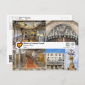 UNESCO WHS - Antoni Gaudí - Palacio Güell Briefkaart (Voorkant / Achterkant)