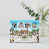 UNESCO WHS - Antoni Gaudí - Park Güell Briefkaart (Staand voorkant)
