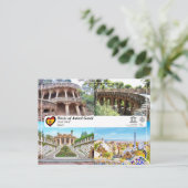 UNESCO WHS - Antoni Gaudí - Park Güell Briefkaart (Staand voorkant)