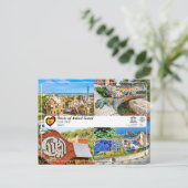 UNESCO WHS - Antoni Gaudí - Park Güell Briefkaart (Staand voorkant)