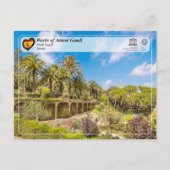 UNESCO WHS - Antoni Gaudí - Park Güell Briefkaart (Voorkant)