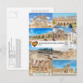 UNESCO WHS - Archeologisch ensemble van Mérida Briefkaart (Voorkant / Achterkant)
