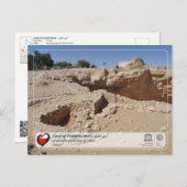UNESCO WHS - Archeologische site van Shisr Briefkaart (Voorkant / Achterkant)