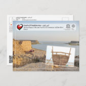 UNESCO WHS - Archeologische Siteof Khor Rori Briefkaart (Voorkant / Achterkant)