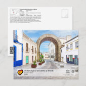 UNESCO WHS - Arco de Trajano de Mérida Briefkaart (Voorkant / Achterkant)