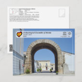 UNESCO WHS - Arco de Trajano de Mérida Briefkaart (Voorkant / Achterkant)