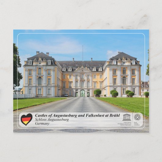 UNESCO WHS - Augustusburg Castle Briefkaart (Voorkant)
