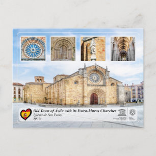 UNESCO WHS - Ávila - Iglesia de San Pedro Briefkaart
