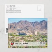 UNESCO WHS - Bahla Fort - ق ة ب ل ل Briefkaart (Voorkant / Achterkant)
