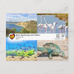 UNESCO WHS - Biodiversiteit van Ibiza/Eivissa Briefkaart