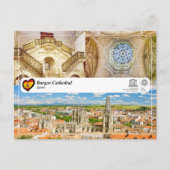 UNESCO WHS, Burgos Kathedraal / Kathedraal de Burg Briefkaart (Voorkant)