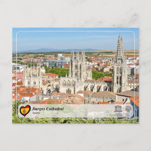 UNESCO WHS, Burgos Kathedraal / Kathedraal de Burg Briefkaart