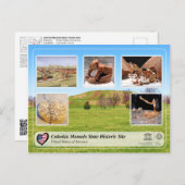 UNESCO WHS - Cahokia Mounds State Historic Site Briefkaart (Voorkant / Achterkant)