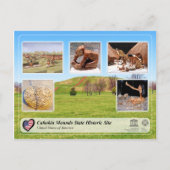 UNESCO WHS - Cahokia Mounds State Historic Site Briefkaart (Voorkant)
