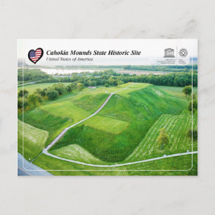 UNESCO WHS - Cahokia Mounds State Historic Site Briefkaart