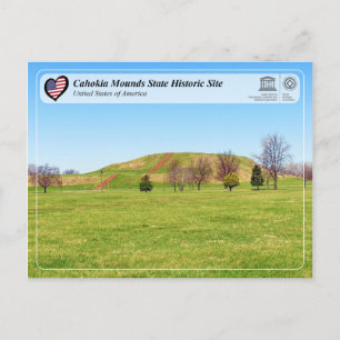 UNESCO WHS - Cahokia Mounds State Historic Site Briefkaart