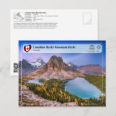UNESCO WHS - Canadian Rocky Mountain Parks Briefkaart (Voorkant / Achterkant)