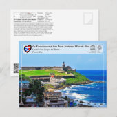UNESCO WHS - Castillo San Felipe del Morro Briefkaart (Voorkant / Achterkant)