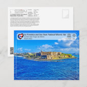 UNESCO WHS - Castillo San Felipe del Morro Briefkaart (Voorkant / Achterkant)