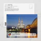 UNESCO WHS - Cathedral van Keulen Briefkaart (Voorkant / Achterkant)