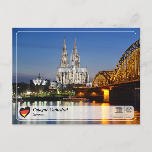 UNESCO WHS - Cathedral van Keulen Briefkaart (Voorkant)