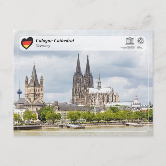 UNESCO WHS - Cathedral van Keulen Briefkaart (Voorkant)