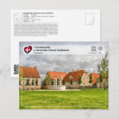 UNESCO WHS - Christiansfeld - Moravië Church Briefkaart (Voorkant / Achterkant)