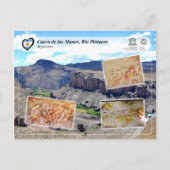 UNESCO WHS - Cueva de las Manos, Río Pintura Briefkaart (Voorkant)