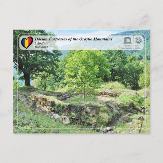 UNESCO WHS - Dacische forten - Capalna Briefkaart (Voorkant)