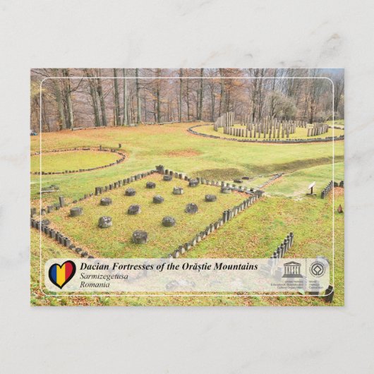 UNESCO WHS - Dacische forten - Sarmizegetusa Briefkaart (Voorkant)