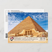 UNESCO WHS - De Grote Piramide van Giza Briefkaart (Voorkant / Achterkant)
