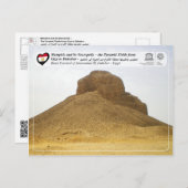 UNESCO WHS - De zwarte piramide van Dahshur Briefkaart (Voorkant / Achterkant)