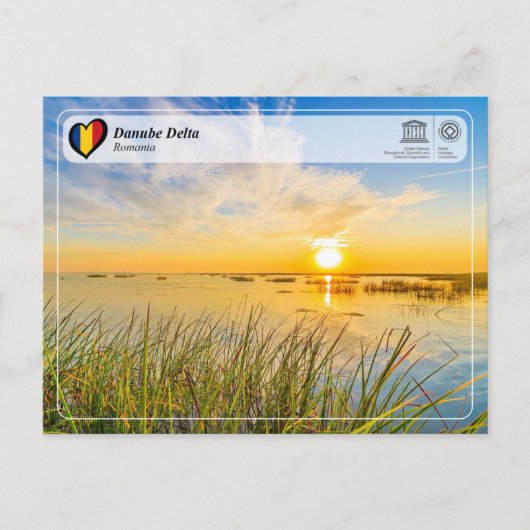 UNESCO WHS - Donaudelta Briefkaart (Voorkant)