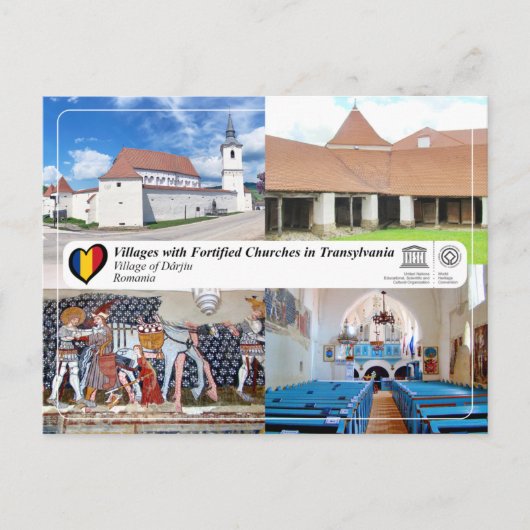 UNESCO WHS - dorp Dârjiu Briefkaart (Voorkant)