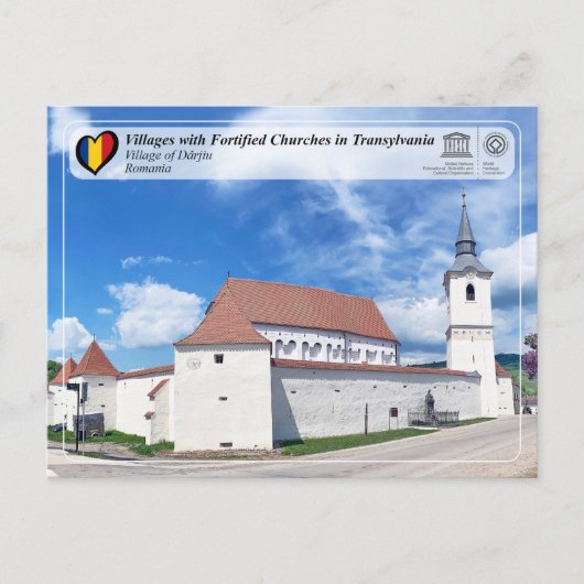 UNESCO WHS - dorp Dârjiu Briefkaart (Voorkant)