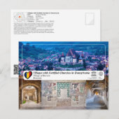 UNESCO WHS - Dorp op het Briefkaart van Biertan (Voorkant / Achterkant)
