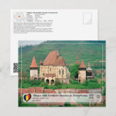 UNESCO WHS - Dorp op het Briefkaart van Biertan (Voorkant / Achterkant)