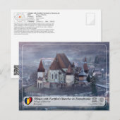 UNESCO WHS - Dorp op het Briefkaart van Biertan (Voorkant / Achterkant)