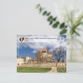 UNESCO WHS - Dorp op het Briefkaart van Biertan (Staand voorkant)