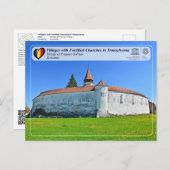 UNESCO WHS - Dorp van het Briefkaart Prejmer-Tartl (Voorkant / Achterkant)