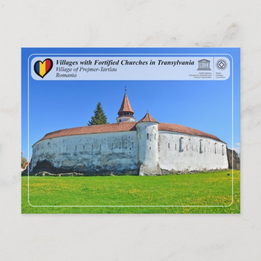 UNESCO WHS - Dorp van het Briefkaart Prejmer-Tartl (Voorkant)