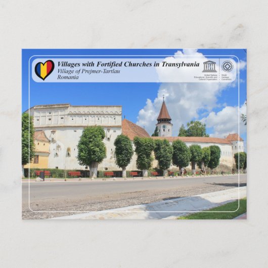 UNESCO WHS - Dorp van het Briefkaart Prejmer-Tartl (Voorkant)