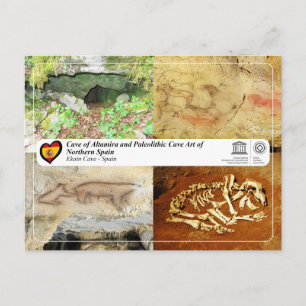 UNESCO WHS - Ekain Grot / Cueva de Ekain Briefkaart