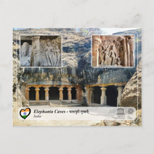 UNESCO WHS - Elephanta Caves Briefkaart